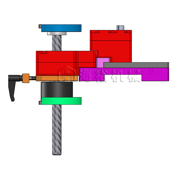 單孔式模內攻牙機